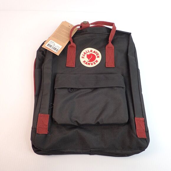 Fjallraven Patch Logo Kanken Water-Resistant Cotton Backpack BLACK 23510 W/TAGS - Picture 1 of 9